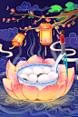 元宵节快乐元宵节插画