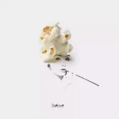 【创意插画】千万别让吃货成为艺术家，不然他会......-资讯-蓝铅笔