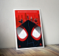 SPIDER-MAN: INTO THE SPIDER-VERSE Poster Art : Exciting Marvel "Spider-Man: Into The Spider-Verse" comes out today. The opportunity to unveil another minimalist poster before the weekend. Have fun!