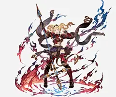 手绘炫酷长矛女孩_新图网 https://ixintu.com 手绘 长矛 女孩