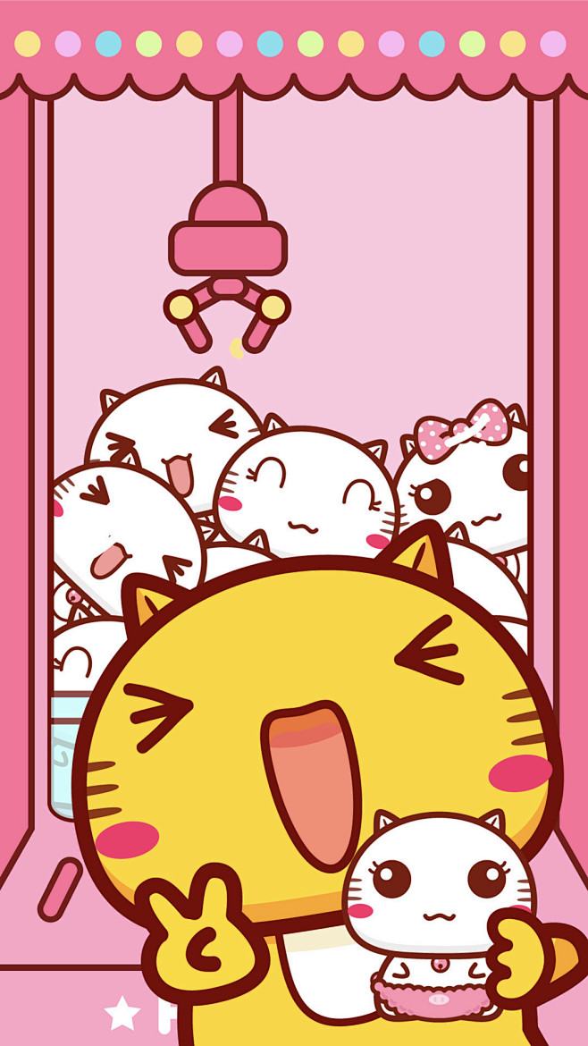 哈咪猫抓娃娃机百态