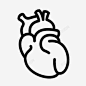 人的心脏解剖学身体图标 页面网页 平面电商 创意素材