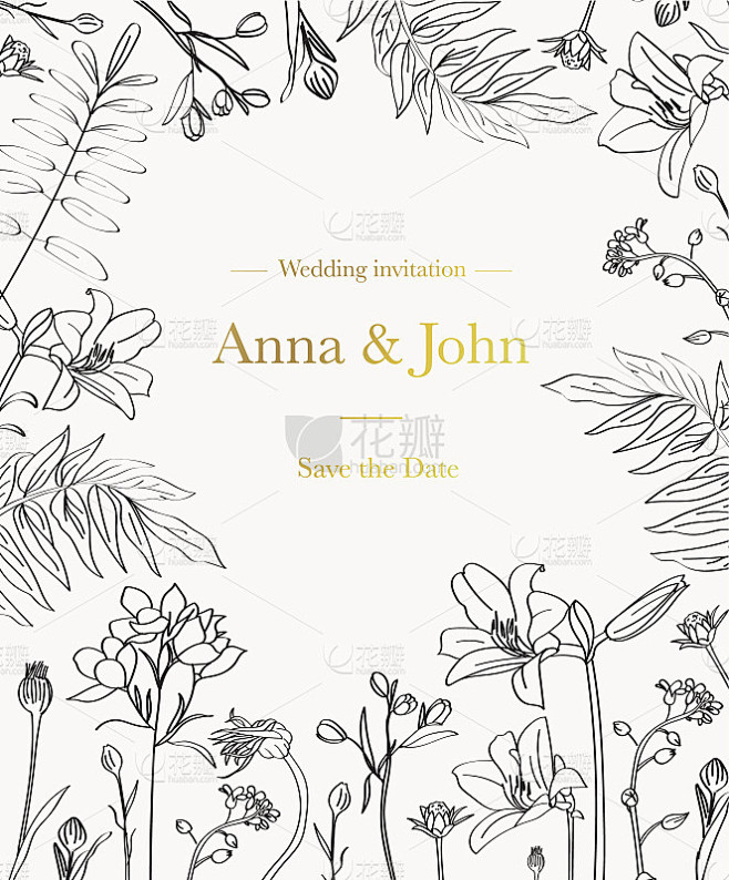 Wedding invitation d...