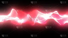 粒子,明亮,波形,闪亮的,线条,插画,抽象,水平画幅,光效果,无人