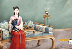 古风收集君采集到〔 如梦令 〕台湾插画师 °