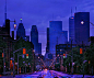 Purple twilights | Canada, Toronto, sk…