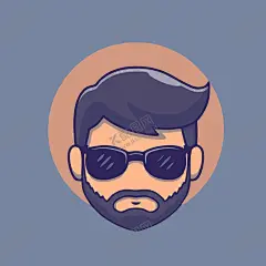 有趣墨镜男卡通儿童插画 【酷图网】墨镜男,卡通,有趣,可爱,免抠素材,矢量,简笔画,儿童画,儿童插画,插画,蜡笔画,logo,图标