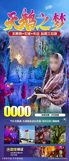 天鹅之梦旅游海报-源文件-采灵感-cailinggan.com