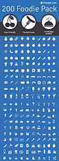 200 Free Food Icons