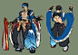 Anji Mito Concept Art from Guilty Gear -Strive-