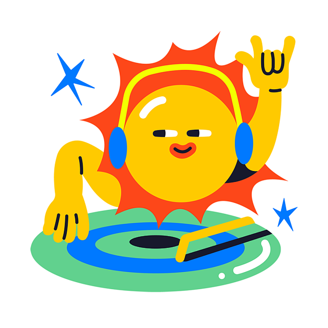 Apple Summer Sticker...