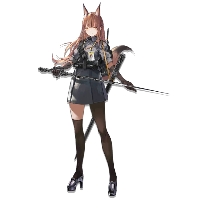 明日方舟立绘_芙兰卡_1.png (1024×1024)-花瓣网