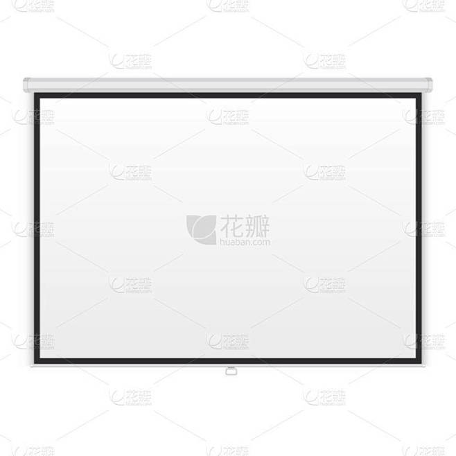 投影屏幕。演示版.