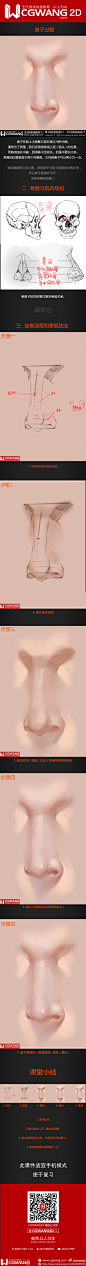 【CGWANG2D】每日教程《五官系列-鼻子》<a class="text-meta meta-tag" href="/search/?q=原画教程">#原画教程#</a> <a class="text-meta meta-tag" href="/search/?q=插画教程">#插画教程#</a> <a class="text-meta meta-tag&quo