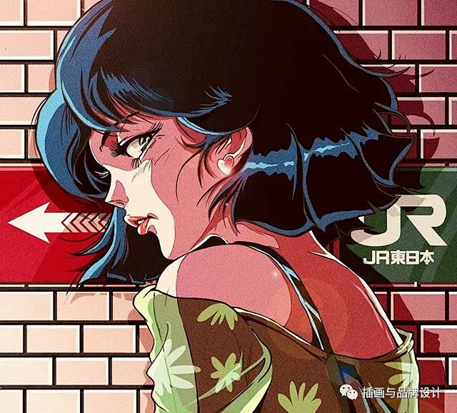 插画丨80年代复古漫画风插画，一起来感受...