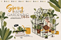 Happy gardening. Spring collection by lokko studio on @creativemarket