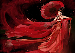 恋夏60采集到魅惑红