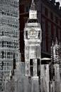 Covent Garden Ice Sculpture of Big Ben
