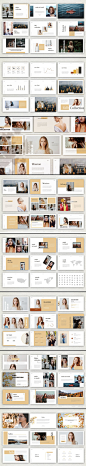 时尚高端优雅的秋天秋季金黄色配色的Google Slides幻灯片powerpoint演示模版（pptx）_变色鱼（www.58cgg.com）- 海外优秀设计素材分享平台！