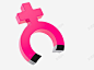 粉红色天然磁石女性符号u型吸铁图标 磁力 磁场 磁性 粉红色天然磁石女性符号u型吸铁石卡通免费下载 UI图标 设计图片 免费下载 页面网页 平面电商 创意素材