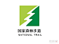 国家森林步道标志logo