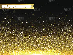 矢量金色闪光粒子背景。闪闪发光的明星纹理。