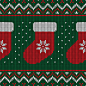 冬季圣诞针织毛衣布料花纹纹理AI矢量图案 印刷背景 (51)