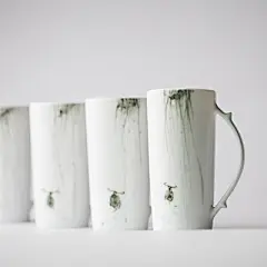 山水间 青牛手绘杯 景德镇陶瓷马克杯 水墨风格 艺术家手绘 400ml-淘宝网