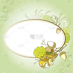 橡树果,背景,纹理,贺卡,橡树叶,华丽的,空的,装饰物,铅笔画,植物