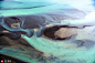 2017年8月14日报道，这组震撼的照片显示了不同寻常的冰川河地貌，画面看上去就像是一幅幅水彩画。来自斯里兰卡科伦坡的摄影师Suranga Weeratunga乘坐飞机，从冰岛1000至1500米的高空中拍摄下了这组照片。摄影师称，这些丰富多彩的颜色是由阳光照射而形成的。东方IC