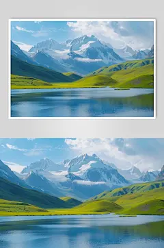 AI数字艺术自然风景电脑壁纸图片-众图网