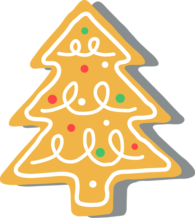 曲奇饼干风格圣诞树