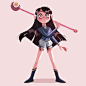 magical girl, Justine Cunha : Little magical girl to celebrate good news ; am I the only one with no mojo those dayz ?