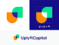 其中包括图片：U + C + Arrow logo concept for UplyftCapital