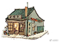 —— 插画师Qin Leng的既漂亮又有温馨感的老房子，平淡而真实！