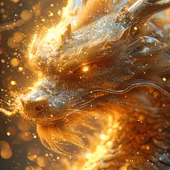 龙 中国龙 新年 国风龙素材 金色瑞龙