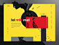 充满对比度和表现力的 黄+黑 网页设计 ~
设计师：Robert Berki #设计秀# #巴士日记# ​​​​