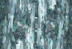 Abstract oil nature painting