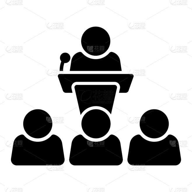 计算机图标,矢量,演说家,商务,经理,发言人,背景分离,扬声器,候选人,绘画插图