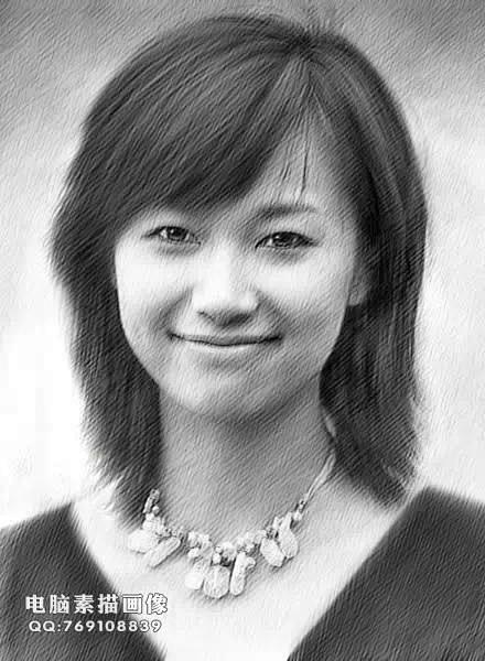 徐静蕾素描头像