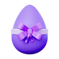 Easter Egg Decoration 3D Icon