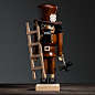 德国原产Christian Ulbricht木质手工扫烟囱的人胡桃夹子