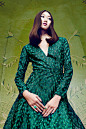 Featuring the color GREEN : Editorial for Style Caster featuring the color green.