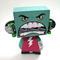 Board Brain MadL Custom Vinyl Toy by Paul Oxborrow, via Behance