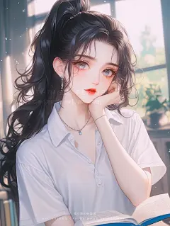 女生头像 | 校园 | 白色衬衫