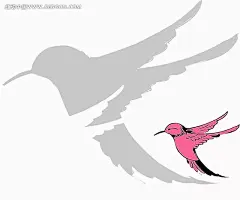 矢量卡通插画-展翅的小鸟和影子插画|绘画|卡通|卡通动物|漫画|漫画动物|矢量素材|印花图案|影子|展翅的小鸟