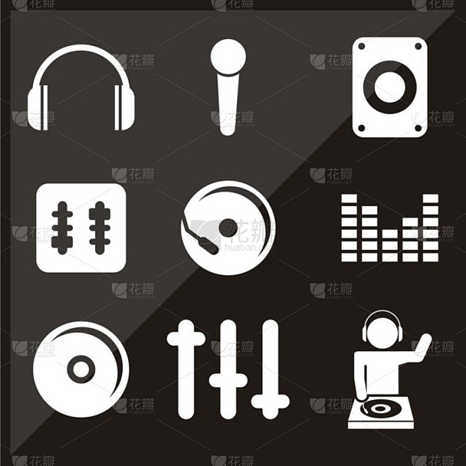 dj 图标