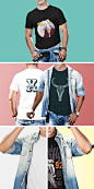 Men T-shirt Mockups Collection