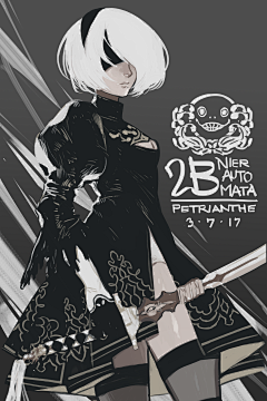 二次元来的略略略采集到NieR:Automata