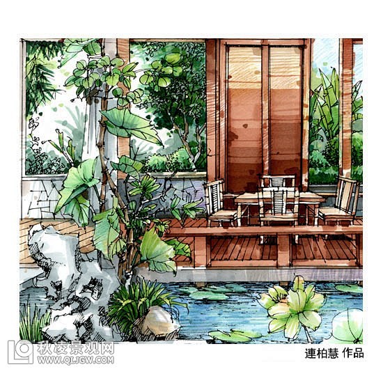 广州纯粹·连柏慧.吴林东景观手绘